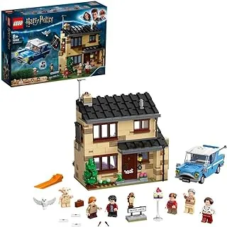 LEGO 75968 Harry Potter 4 Privet Drive House and Ford Anglia Car Toy, Wizarding World Gifts for Kids, Girls and Boys with Dobby Figure and Dursley Family