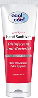 Cool & Cool Disinfectant Hand Sanitizer Tube, 100 ml