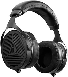 Monoprice Monolith M1070 Over Ear Open Back Planar Headphones, Lightweight, Padded Headband, Plush And Removable Earpads, 106mm Planar Driver, Black, Wired