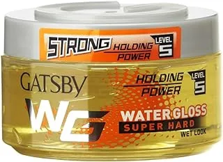 Gatsby Water Gloss Super Hard | Super Hard Setting Power That Holds Hairstyle Firmly | 150gm