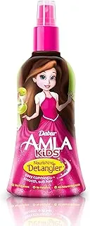 Dabur Amla Nourishing Kids Detangler 200ml | Enriched with Amla, Olive, Almond, Natural Oils & Vitamin E | Easy Combing For Smooth & Soft Hair | Paraben-Free, Paraffin Free