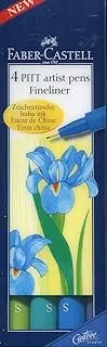 Faber-Castell 167006 Pitt Artist S Pen Set - Pack Of 4