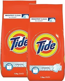 Tide Semi-Automatic Laundry Detergent Powder, Original Scent, 15Kg