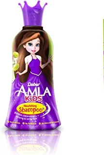 Dabur Amla Kids Nourishing Shampoo Gentle Cleansing for Strong & Long Hair No Sulfates & No Parabens - 200ml