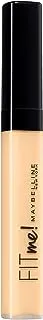 Maybelline New York Face Concealer, Flawless Natural Coverage, Conceals Redness And Blemishes, For Normal To Oily Skin, Fit Me, 25 Medium