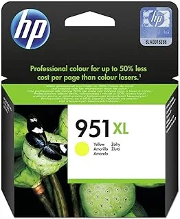 HP, 951XL High Yield Yellow Original Ink Cartridge, CN048AE