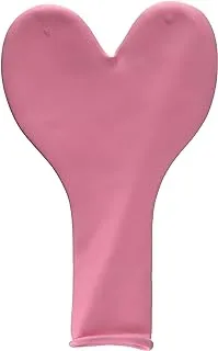 Qualatex Heart Latex Balloon, 50 Pieces, 15 Inch Size, Pink