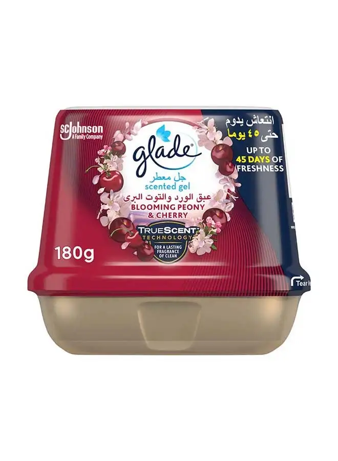 Glade Scented Gel Peony And Cherry Pink 180grams