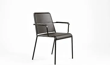 MAIORI - A600 LOUNGE ARMCHAIR WITH CHARBON/LIN CUSHION