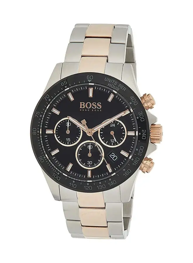 Boss Black Men's Chronograph Leather Wrist Watch