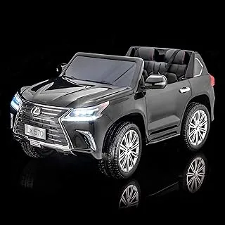 Dorsa Licensed Lexus LX570 Kid's Ride on Car, Battery Powered, Free MP3, w/Remote Control- Black