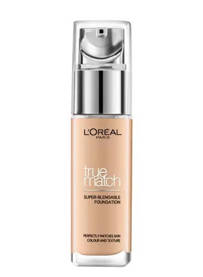 L'OREAL PARIS True Match Liquid Foundation 3.D/3.W Warm Undertone