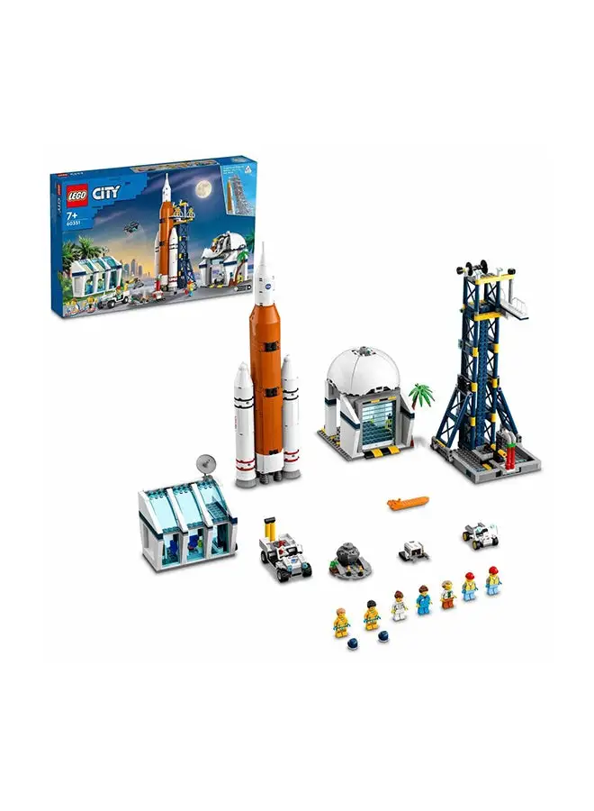 LEGO 60351 City Rocket Launch Centre 60351 Building Kit (1,010 Pieces) 7+ Years