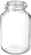 Bormioli Rocco Fba_1.4926 Fido 1Pc Clear4000Ml Jar Round Glass