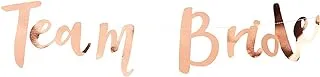 Ginger Ray Team Bride Rose Gold Hen Party Bunting Backdrop, 1.5 Metre Length