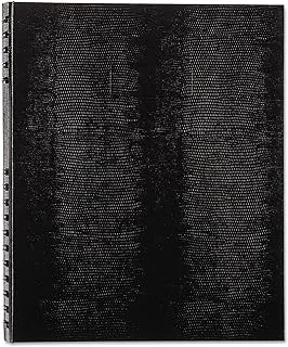 Notepro Undated Daily Planner, Black, 200 Pages, 28 x 21.6 cm (A30C.81)