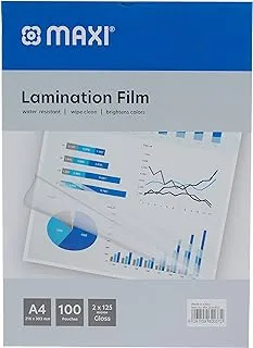 Maxi A4 Lamination Film 216 X 303 Mm 125 Mic, 100 Piece