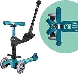 Scooter Mini Micro Deluxe 3in1 Push Bar Ice Blue This micro mobile grows with Kids