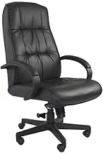 Mahmayi Atvor 708 High Back PU Leather Ergonomic Chair Computer Chair with Thick Padded Armrest & Lumbar Support for Home & Office, PU Leather Executive Chair, Big & Tall Ergonomic Computer Desk Chair