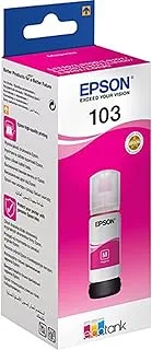 Epson 103 Ecotank Ink Bottle, Magenta Ink For Printer Refill, 65ml