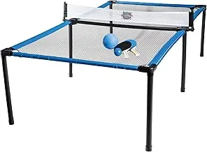 Franklin Sports Spyder Pong Tennis - Table Tennis, Volleyball And 4-Square Outdoor Game Indoor Or For Kids Includes Net, Table, Paddles Ball