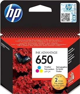 HP 650 Tri-Colour Original Ink Advantage Cartridge