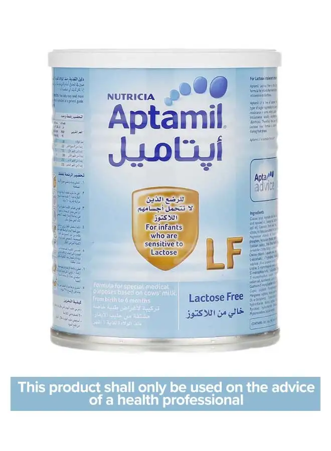 Aptamil Lactose Free Formula Milk Powder 400grams