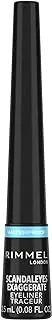 Rimmel London, Exaggerate Waterproof Liquid Eyeliner, Black, 2.5 ml