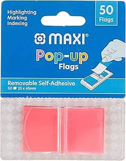 MAXI SELF ADHESIVE POP-UP FLAGS FLAT PINK 50PC