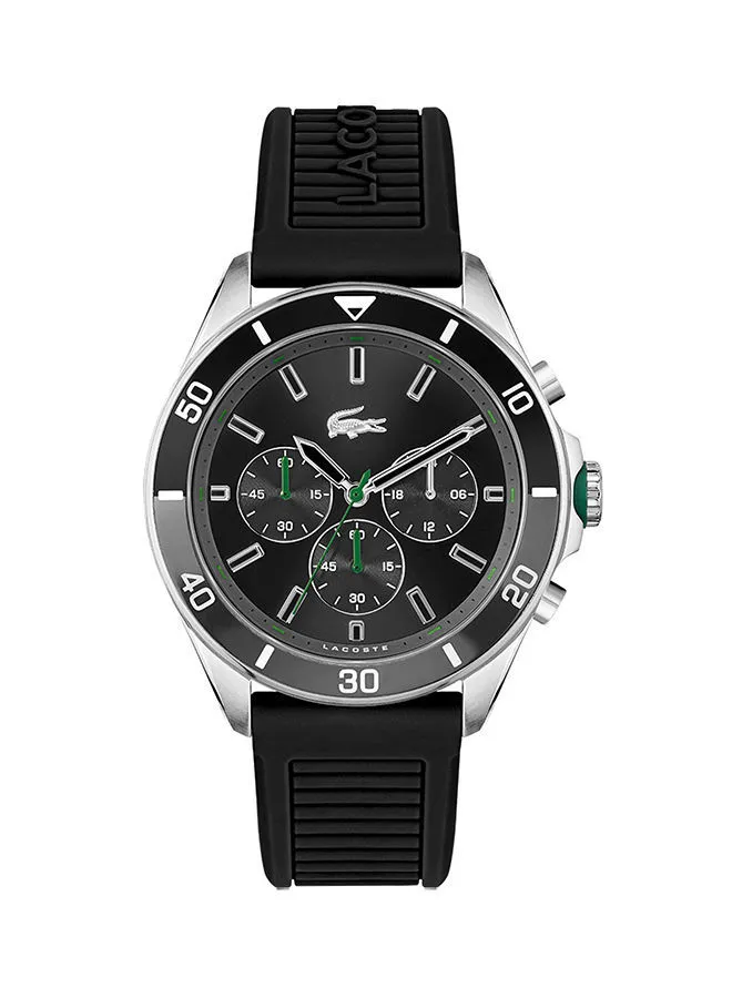 LACOSTE Men's Tiebreaker Black Dial Watch 2011152