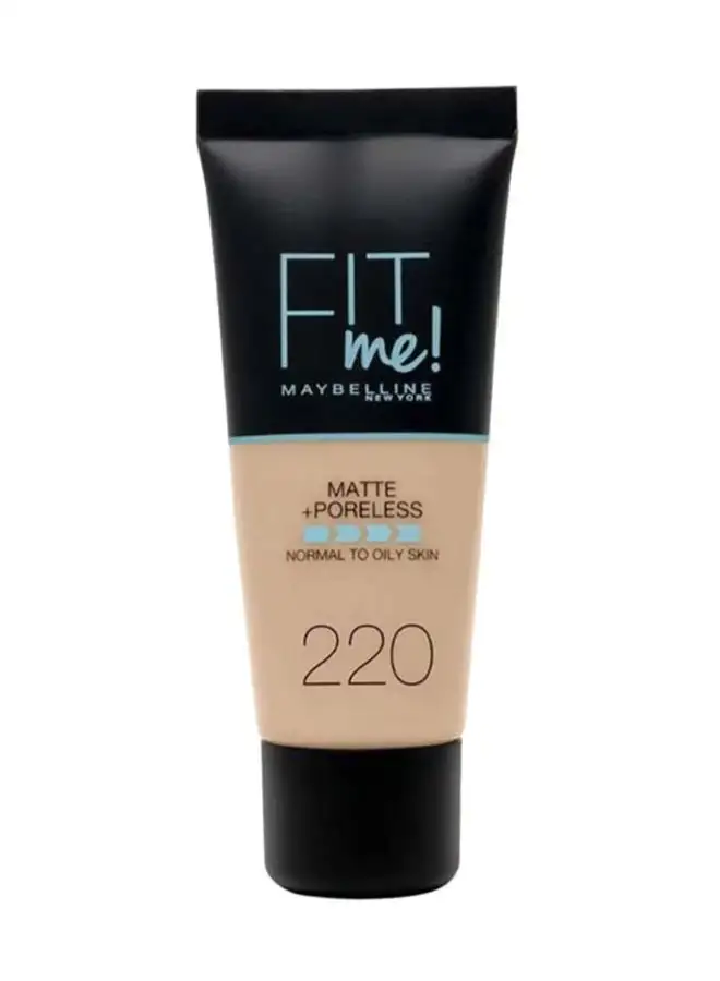 MAYBELLINE NEW YORK Maybelline New York Fit Me Matte + Poreless 220 Natural beige