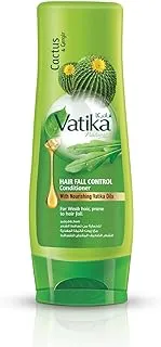 Vatika Naturals Hair Fall Control Conditioner 400ml | Enriched with Cactus and Ghergir | Reinforcing & Nourishing | For Thinning & Hair Loss