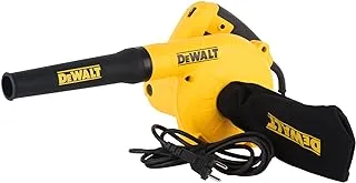 Dewalt, 800W Variable Speed electric Blower 16000RPM, Blow and Suction with Collection Bag for Car, Home, Garden, outdoor, Yellow/Black, DWB800-B5, 3 Year Warranty