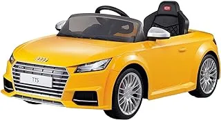 Rastar Audi Tts Roadster Ride On Toy Car ، أصفر