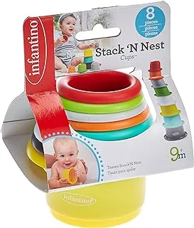 Infantino Stack'N Nest Cups |Baby Activity , Learning & Developing Toys|, M