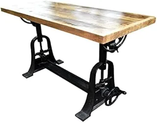 Dubai Garden Centre Cast Iron Leg Adjustable Table