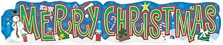 Unique Merry Christmas Giant Jointed Banner, 4.5 Feet Length, Multicolor