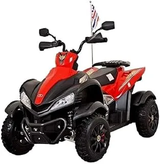 Dorsa Atv Kids 12V Electrical Ride on Car Vehicle Toy DMD-268 Red with RC Aluminium Chassis