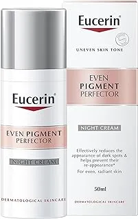 كريم الوجه الليلي Eucerin Even Pigment Perfector مع الثياميدول، يقلل البقع الداكنة ويجدد البشرة، يمتص بسرعة، مرطب لجميع أنواع البشرة، 50 مل