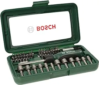 Bosch Screwdriver Bit Set 46 pieces, 32 durable screwdriver bits for all standard screw types and sizes. | Model: 2607019504