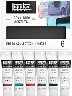 Liquitex HB ACRY SET 6X59ML MUTED/WHT