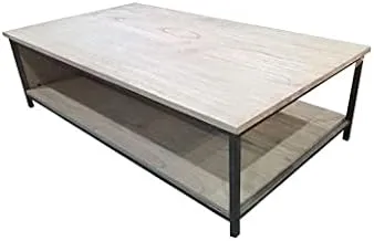 Dubai Garden Centre NF Coffee Table, 112 cm Length x 63 cm Width x 36 cm Height, Grey