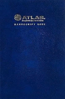 Atlas Manuscript Bk A6 70Gsm 2Qr, Blue, As-Mba627111, Book