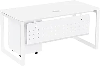 Mahmayi Vorm 136-16 White Modern Workstation Material-Melamine on MDF