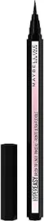 Maybelline New York Liquid Eyeliner, Brush Tip, Long-Lasting and Waterproof, Matte Finish, Hyper Easy Liner, Black