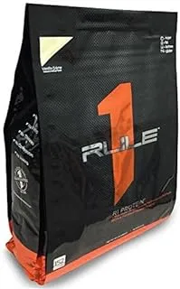 Rule 1 Protein Chocolate Bag 10.07 Lbs - 152 Servings, Chocolate Fudge, 100% Whey Protein Isolate & Whey Protein Hydrolysate Formula