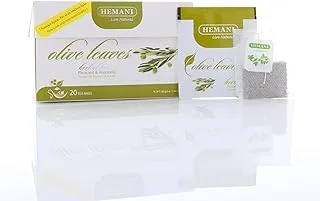 Hemani Herbal Tea Olive Leaves -20 Tea Bags - 100% Antioxidants And Rich In Vitamin C Improves Cardiovascular Health, Lowers Blood Pressure.