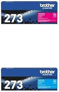 Brother Magenta Ink Printer Toner Cartridge + Color Toner Cartridge Cyan