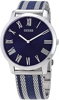 GUESS Men's Quartz Watch with Analog Display and Stainless Steel Strap W1179G1