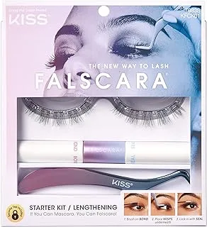 Kiss Falscara Eyelash, Starter Kit, Kfck01C